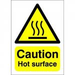 Caution Hot Surface A5 PVC HA04151R