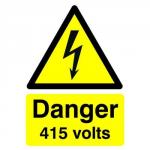 Danger 415 Volts A5 S/A HA08151S