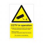 Sign DPA Compliant CCTV A5 PVC DPACCTVR