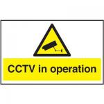 Sign CCTV In Operation A5 PVC GN00751R