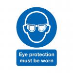 eye protection must be worange A4  pvc