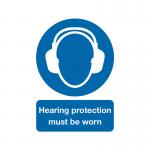 hearing protection must be worange A4  pvc