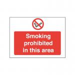 Smoking Prohibited in 450x600 PVC P35Z/R