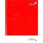 Silvine A5plus Perfect Bound Notebk Red