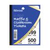 Silvine Cloakroom Ticket 1-500 5555