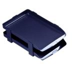 Rexel Agenda Classic 35 Letter Tray Stackable Internal W382xD246xH35mm Charcoal Ref 25200