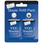 Tallon Pack of 1000x2 No 26 Staples 6081