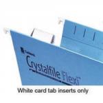 Crystal Flexi Tabs Inserts White Pack of 50