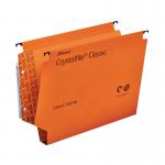 Crystalfile Classic Lateral Orange Pack of 25