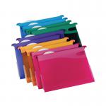 crystal A4  secur susp file 30mm assorted pack of 10