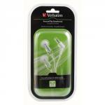 verbatim secureclip headphones grn/White 