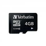 Verbatim MicroSD SDHC Cls6 4Gb 44003