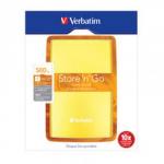 Verbatim Storngo Usb3 Port Hdd 500GB Ylw