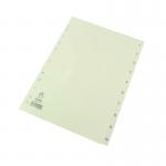 Index 1-10 Polyprop White
