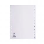 Index 1-12 Polyprop White