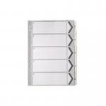 A4  mylar index 1-5 white