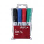 Whiteboard Marker Bullet Assorted Pack of 4