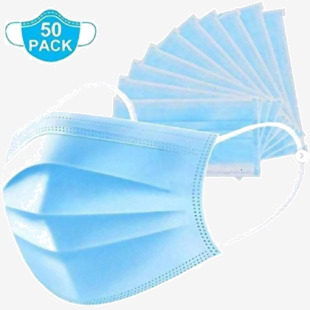 Disposable 3 Ply Face Mask Pack 50s NWT5307