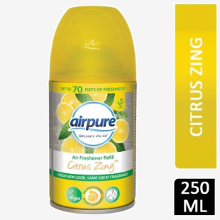 AirPure Citrus Zing Freshmatic Compatible Refill 250ml - PACK (12) NWT998P