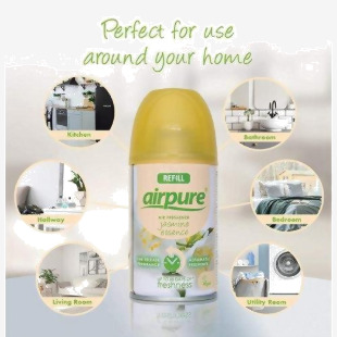AirPure Jasmine Essence Refill 250ml 1 -24 Refills - PACK (12) NWT996P