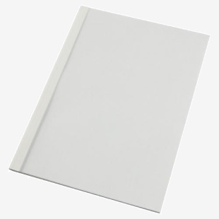 GBC IB370175 A4 White Gloss Thermal Binding Cover 12mm Pack of 100 27048J
