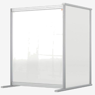 Nobo 1915497 Premium Plus Desk Divider Extender 800x1000mm Acrylic 31131J