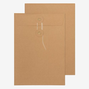 Blake Senses String & Washer Manilla Internal Mail Pocket 229x162mm 180gsm Pack 200 Code SW724 SW724