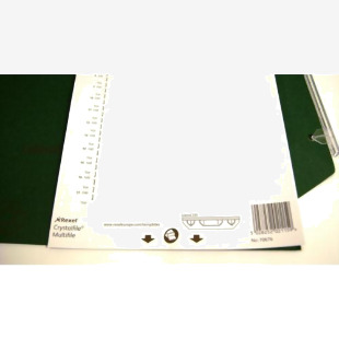 Rexel Printable Inserts for 330 Lateral Suspension File Tabs, White, Crystalfile, Pack of 34 70676