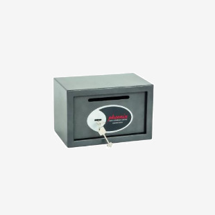 Phoenix Vela Deposit Home & Office SS0801KD Size 1 Security Safe with Key Lock SS0801KD