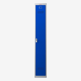 Phoenix PL Series PL1130GBE 1 Column 1 Door Personal Locker Grey BodyBlue Door with Electronic Lock PL1130GBE