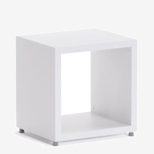 Nautilus Designs Boon - 1x Cube Shelf Storage System - 400x380x330mm - White BOON1-WHT
