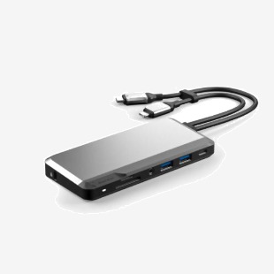 Alogic USB-C Super Dock - 10-in-1 with Dual Display 4K 60Hz Support 34853J