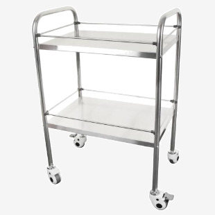 Click Medical Two Tier Stainless Steel Medical Trolley  CM1716