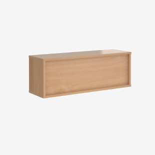 Denver reception straight top unit 1200mm x 350mm - beech RU12H-B