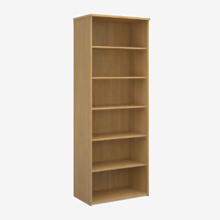 Universal bookcase 2140mm high with 5 shelves - oak R2140O