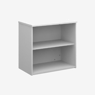 Universal bookcase 740mm high with 1 shelf - white R740WH