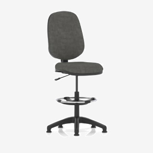 Eclipse Plus I Lever Task Operator Chair With High Rise Draughtsman Kit Charcoal KC0240