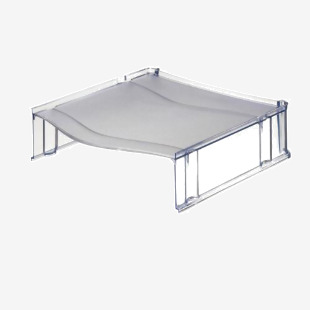 Leitz Plus Letter Tray Riser Transparent Smoked Grey - Outer carton of 6 52340092