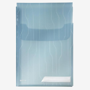 LEITZ Exp Folder Combi File A4PP Blue - (1 Pack of 3) 47270035
