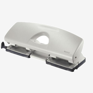 Leitz 4-Hole Punch, 16 sheet capacity, Grey 50220085