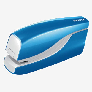 The Leitz Electric Staplers NeXXt WOW Battery Stapler can staple up to 10 sheets at a time, with the convenience of being battery powered. The stylish blue color adds a touch of fun to your office space. Comes with staples included.