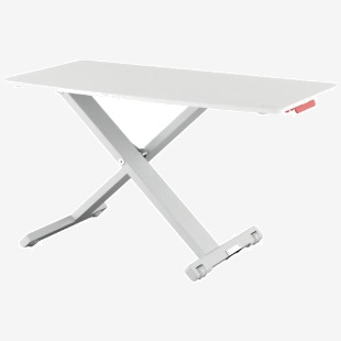 Leitz Standing Desk Converter, Height Adjustable Stand For Computer Screens, Monitors & Laptops, Space Saving, 650 x 350 mm, Ergo Cosy Range 65330085