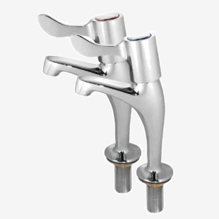 Stainless steel sink kits - taps only - set of 2 taps 372535