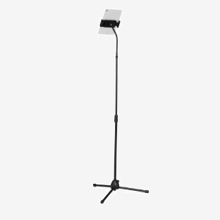 Durable TWIST 360 Gooseneck Tablet and Phone Holder iPad Tripod Stand - Black 894201