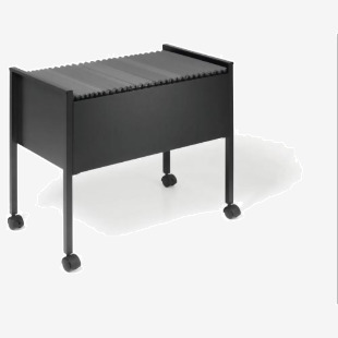 Durable ECO Universal Suspension File Trolley - for 80 A4 Folders - Black 309501