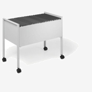 Durable ECO Universal Suspension File Trolley - for 80 A4 Folders - Grey 309510