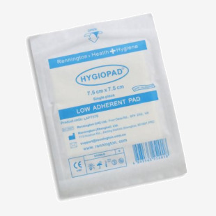 Click Medical Low Adherent Dressing 7.5X7.5cm Box 25 (Box of 25) CM0416