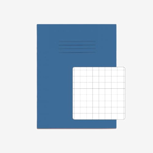Rhino Stationery RHINO 9 x 7 Exercise Book 80 Page, Light Blue, S10 (Pack of 100) VEX554-339-0