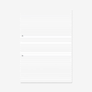 Rhino Stationery RHINO A4 Punched Exercise Paper 1000 Pages 500 Leaf 8mm Lined (Pack of 5) VLL060-28-8