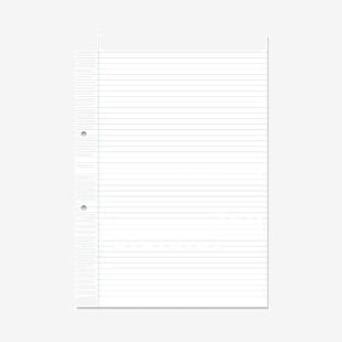 Rhino Stationery RHINO A4 Punched Exercise Paper 500 Leaf, F6M (Pack of 5) VLL060-57-2